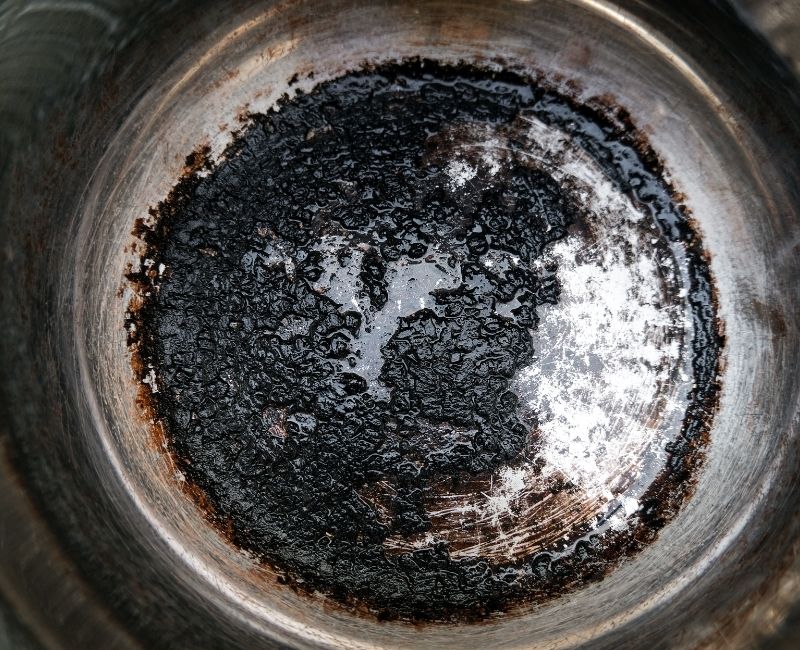 burnt pan bottom